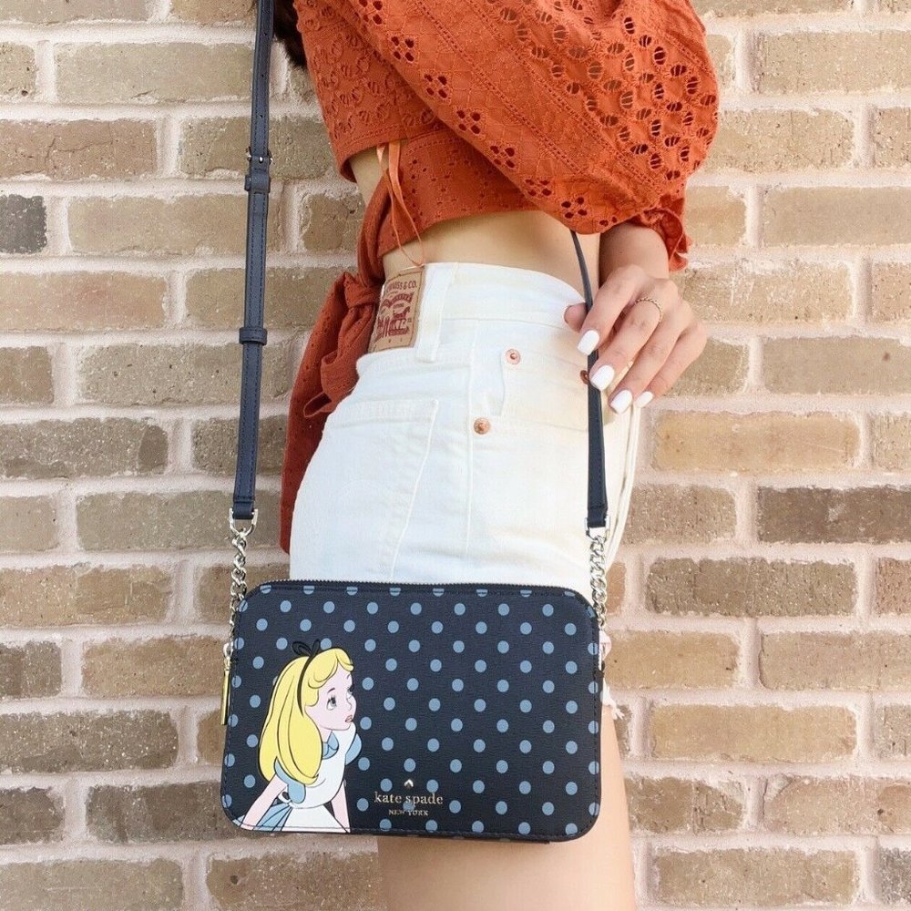 Disney x Kate Spade Wallet On Chain Crossbody Bag - Picture 1 of 4